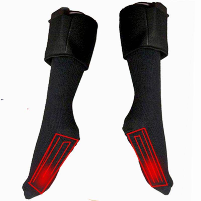 Electric heating socks heating socks electric heating socks heating foot warmer charging foot warming socks - Mubimart