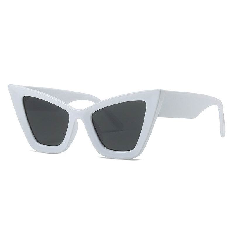 Cat-eye Sunglasses Retro Modern Trend European And American Street Patting Glasses - Mubimart