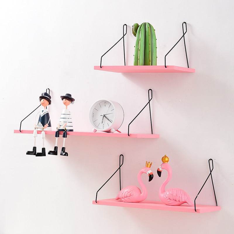 Wooden wall shelf - Mubimart