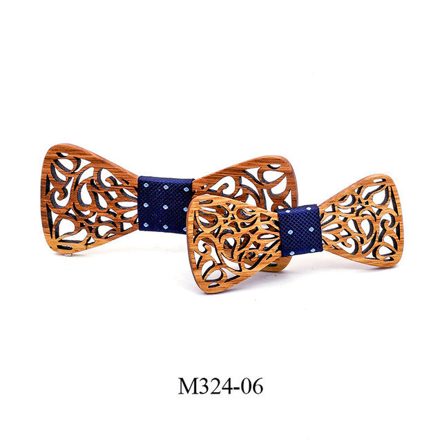 Wooden bow tie