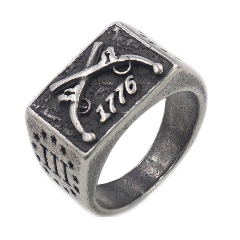 Titanium steel Viking ring for men - Mubimart