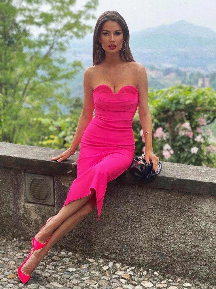 Women's Split Long Formal Dress - Mubimart
