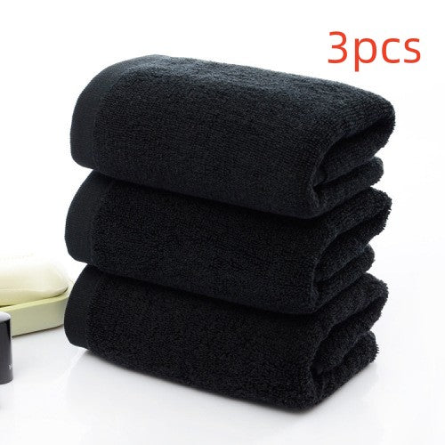 21 strands of black cotton towels - Mubimart -  