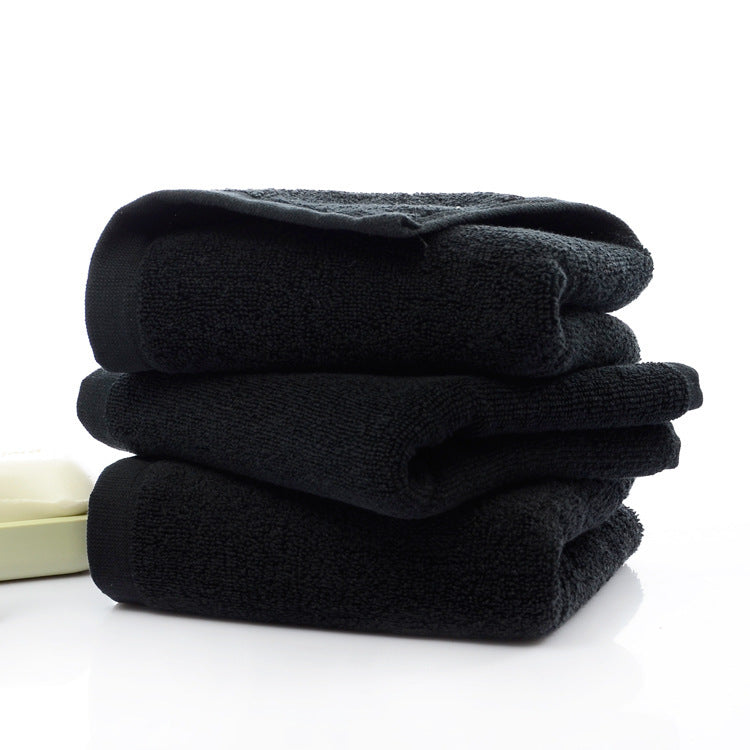 21 strands of black cotton towels - Mubimart -  