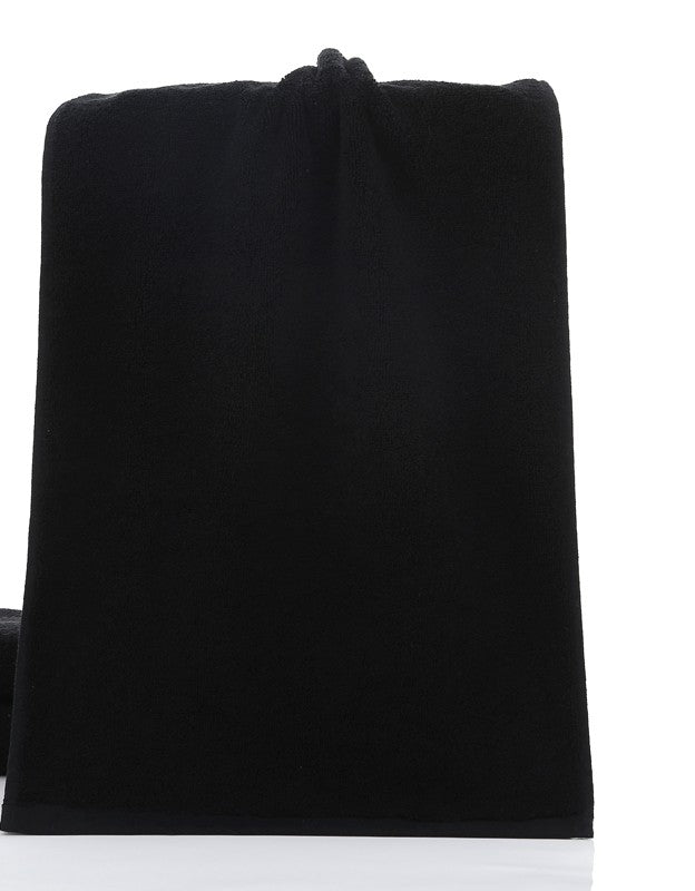 21 strands of black cotton towels - Mubimart -  