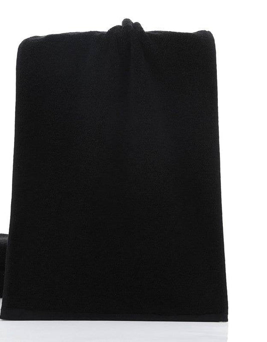 21 strands of black cotton towels - Mubimart