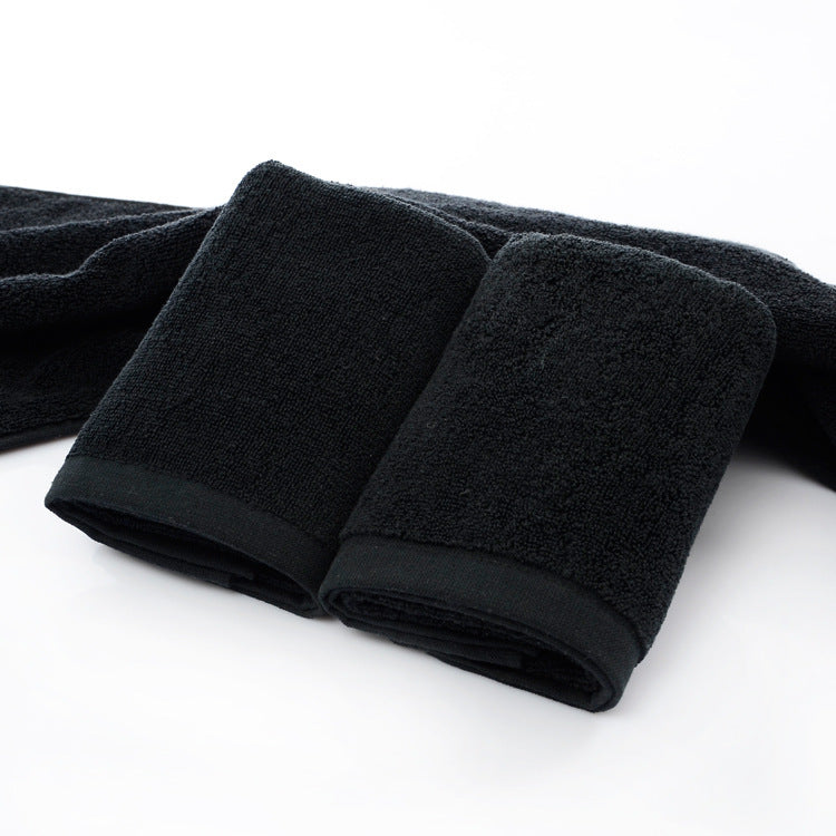 21 strands of black cotton towels - Mubimart -  