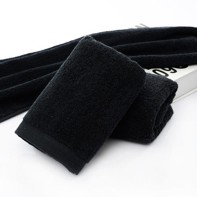 21 strands of black cotton towels - Mubimart -  