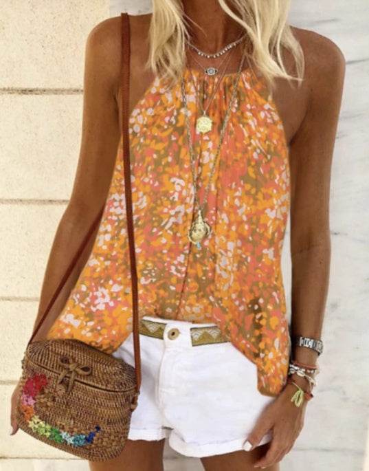 Women's printed camisole - Mubimart