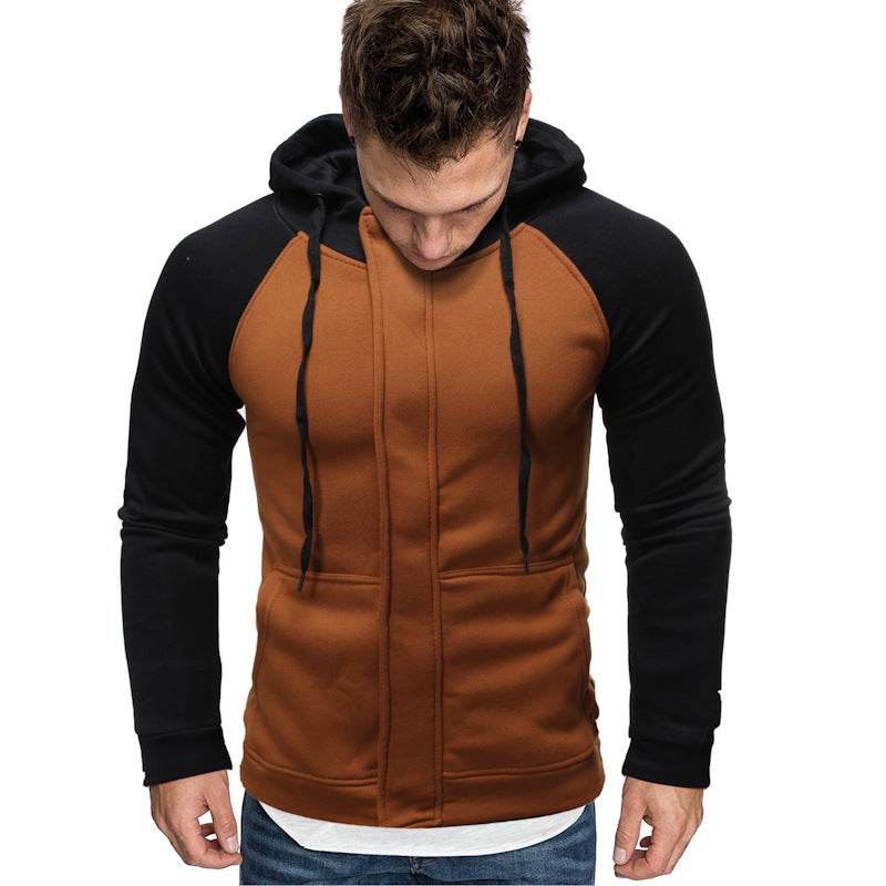 Men's Casual Slim Zipper Cardigan Hoodie - Mubimart