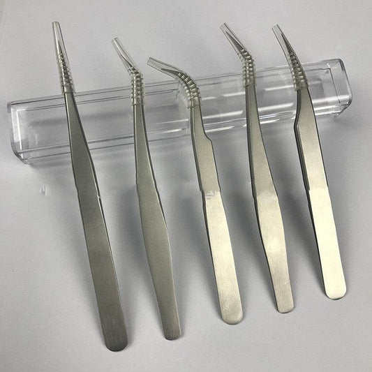 Stainless steel elbow tweezers - Mubimart