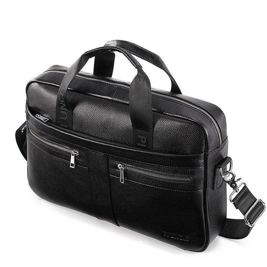 New leather men's briefcase - Mubimart