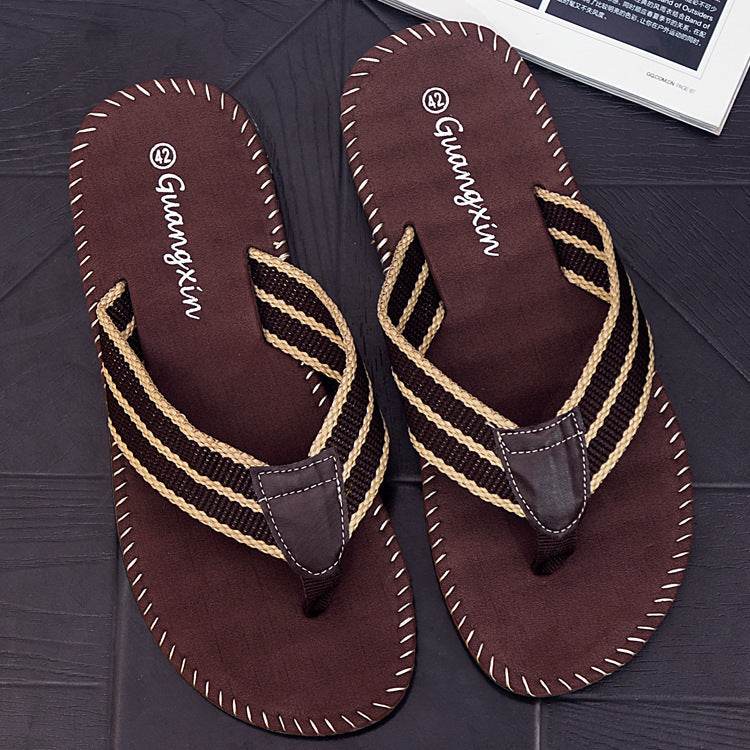 Flip-flops Casual Clip-on Non-slip Sandals For Men - Mubimart