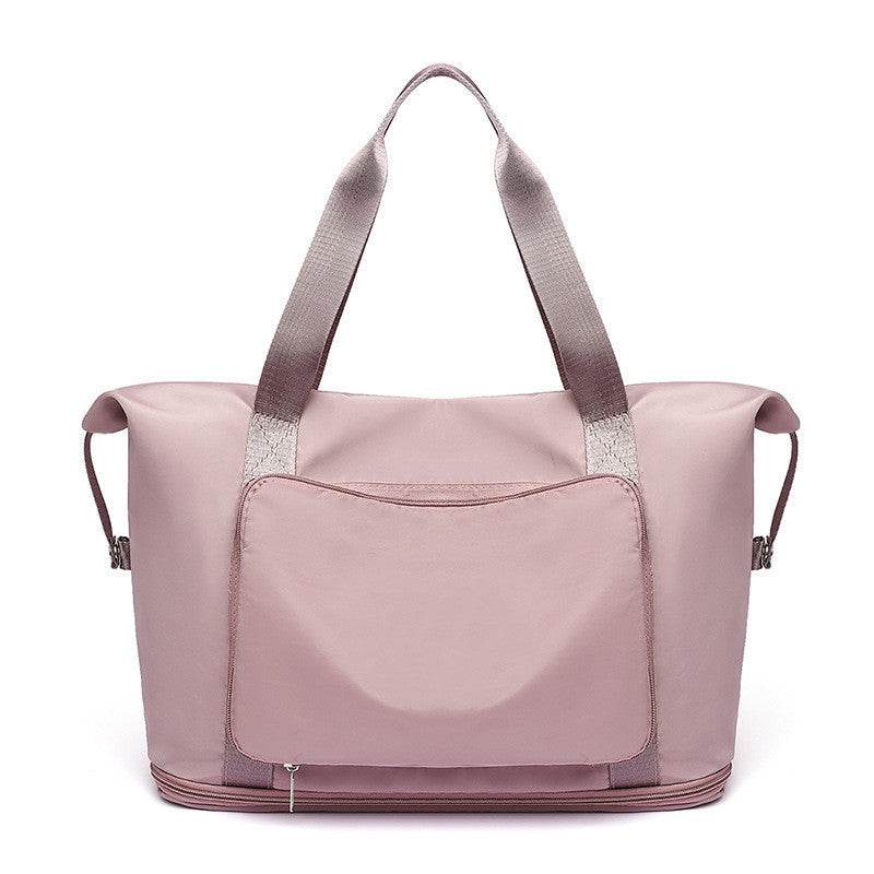 Foldable Large Capacity Women Gym Bags Shoulder Bag Women Training Travel Handle Handbag Yoga Sport Crossbody Tote Bag Women - Mubimart