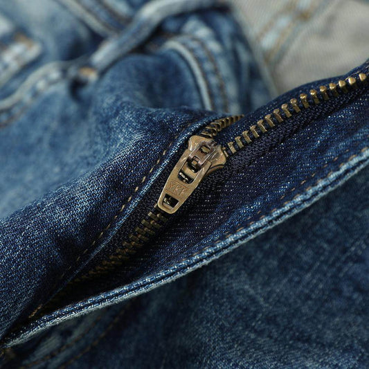 Men's washed jeans - Mubimart