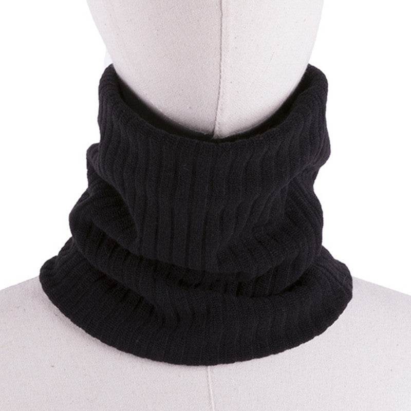 Hooded Knitted Scarf For Men And Women To Keep Warm And All-match Woolen Scarf - Mubimart