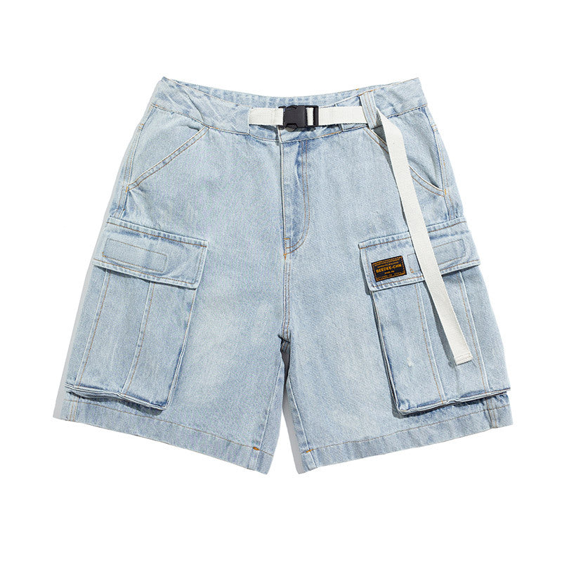 Lockere Jeansshorts für Herren