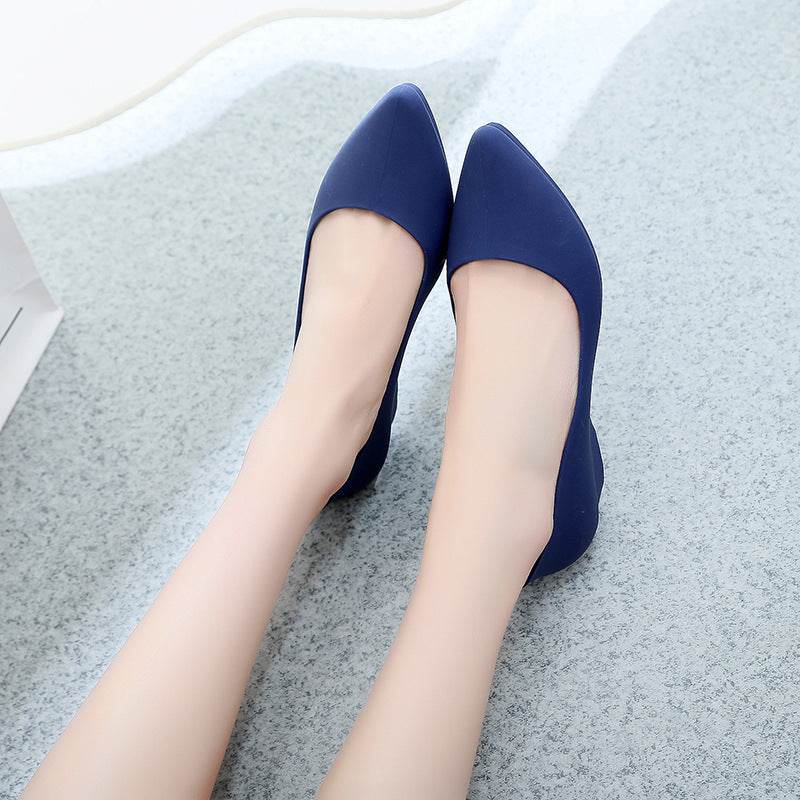 Women's pointed toe flat shoes - Mubimart