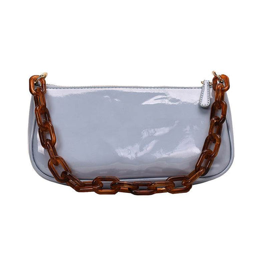 Thick chain Vintage Messenger Women Shoulder Bag - Mubimart