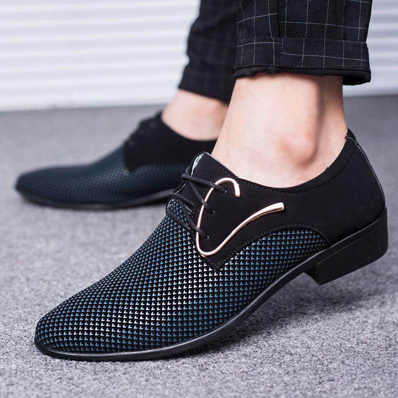 High Quality Men Oxford Shoes - Mubimart