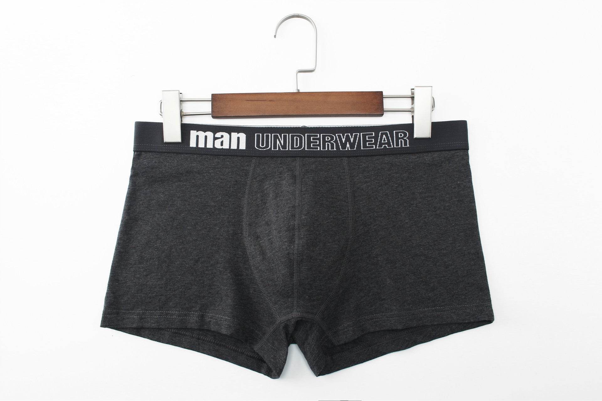Men's boxer shorts cotton boxer briefs - Mubimart