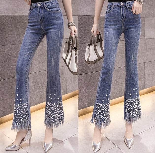 Pearl flared jeans - Mubimart