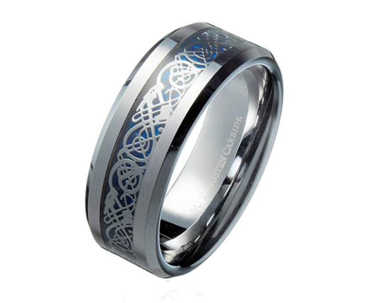 Silver Tungsten Celtic Ring - Mubimart