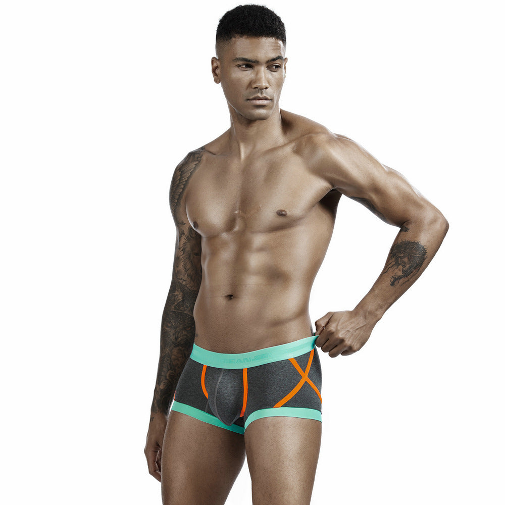 Men's Cotton Boxers Low Waist Panties