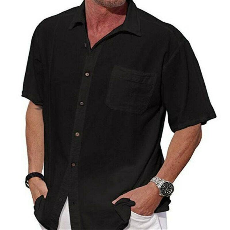 Men's linen shirt - Mubimart