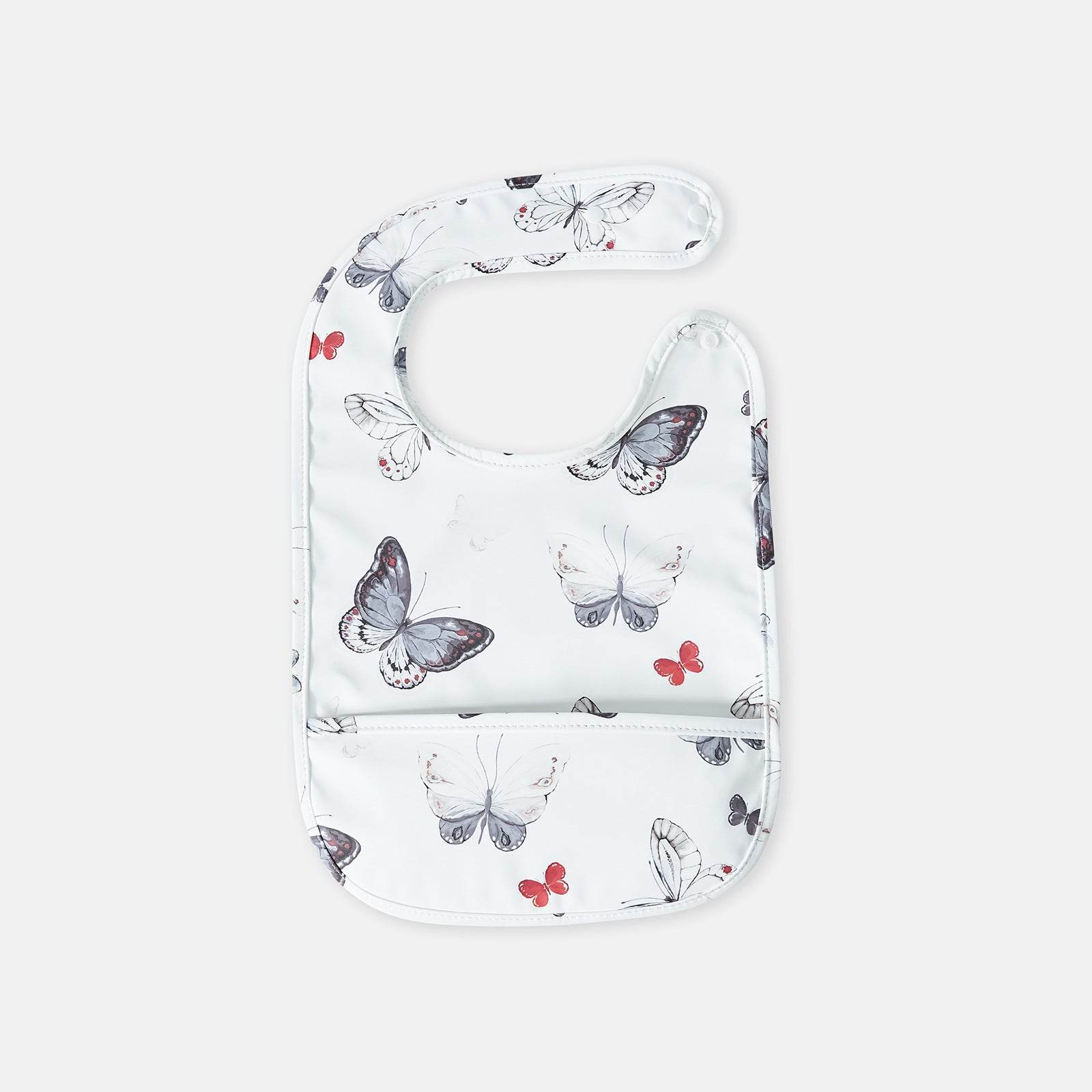 Waterproof Snap Fastener Bib Eating Saliva Towel Child Bib Overclothes - Mubimart