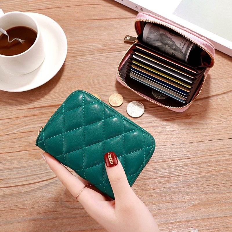 Women's Business Card Holder Small Organ Card Holder Cute Mini Card Holder - Mubimart