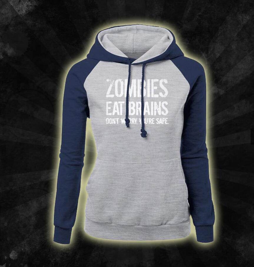 Zombies Eat Brains Hoodies - Mubimart