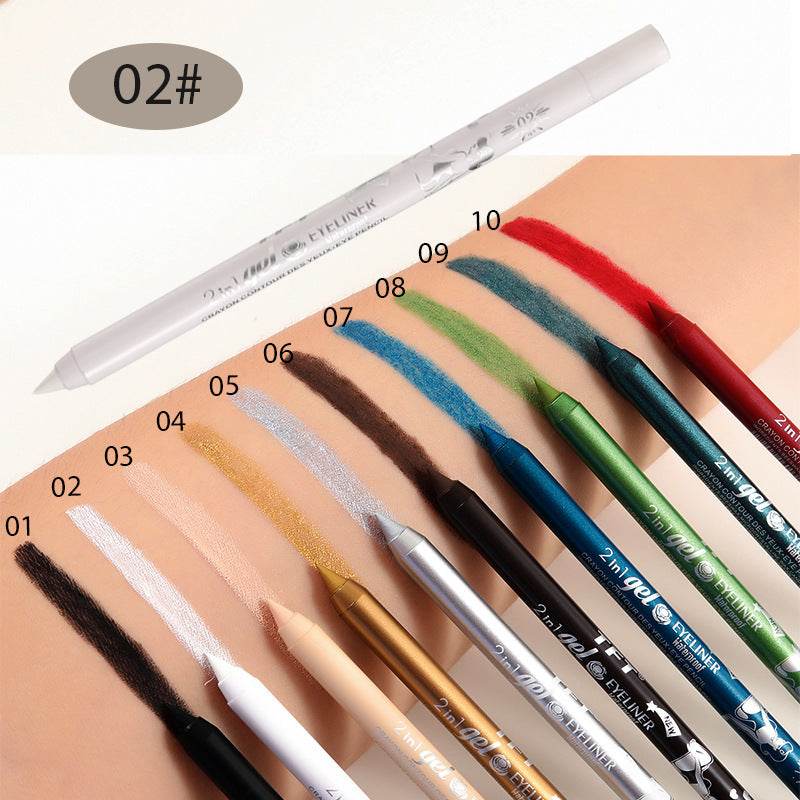 Long Lasting Eyeliner Pen Color Pigment Waterproof Gel Eyeliner Makeup - Mubimart