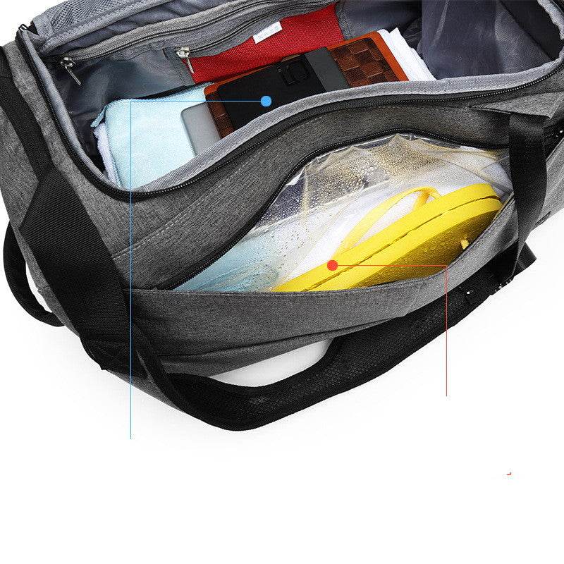 Large capacity wet and dry gym bag - Mubimart