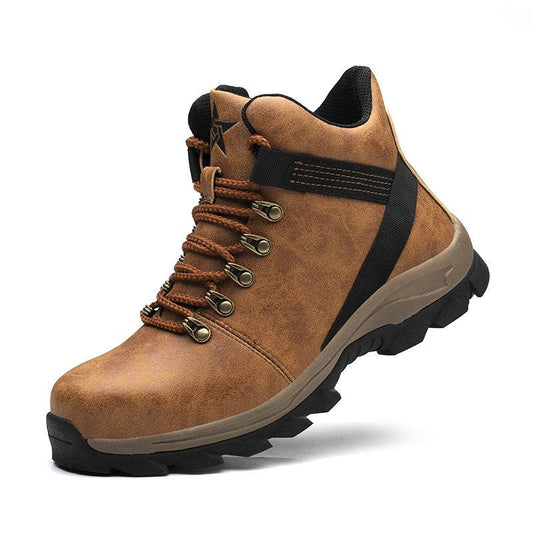 Flying Woven Light Work Shoes, Protective Work Shoes - Mubimart