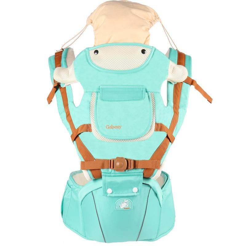 Multifunctional breathable baby carrier ergonomic baby slingshot adjustable belt newborn baby travel strap mother waist back stool - Mubimart