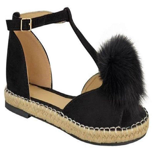 Hairball espadrilles flat sandals - Mubimart