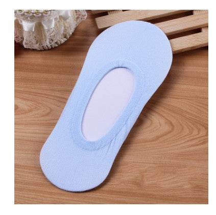 Single shoes and socks, home candy color boat socks, socks, socks, non-slip women's floor socks, invisible socks, boneless socks - Mubimart