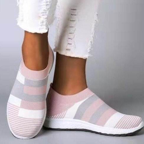 Women Shoes Flat Shoes High Quality Casual Sneakers - Mubimart