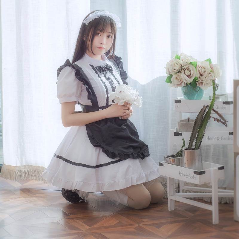 Maid outfit cafe work clothes cosplay clothes - Mubimart