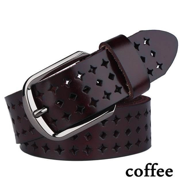 Pin buckle belt belt - Mubimart