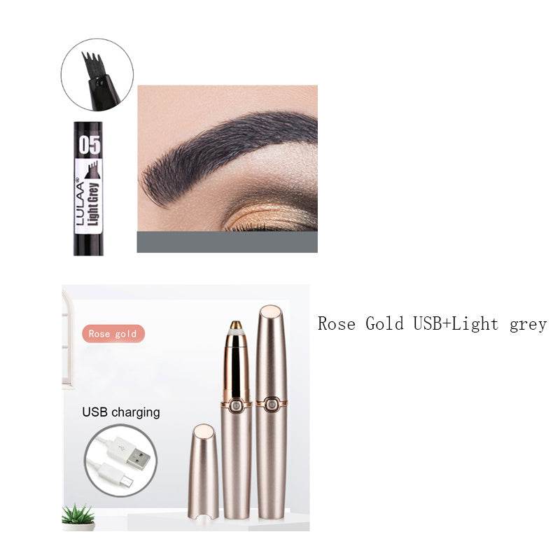 Electric Eyebrow Repairer Not Blooming Liquid Eyeliner - Mubimart