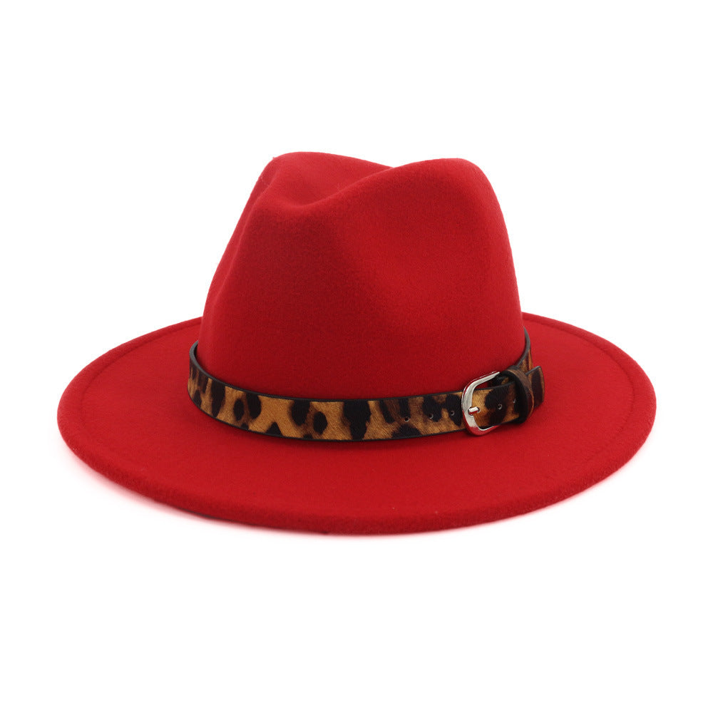 Fedora hoed luipaard print hoed