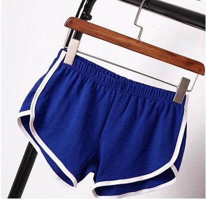 New Summer Shorts Women Casual Shorts Workout Waistband Skinny Short - Mubimart