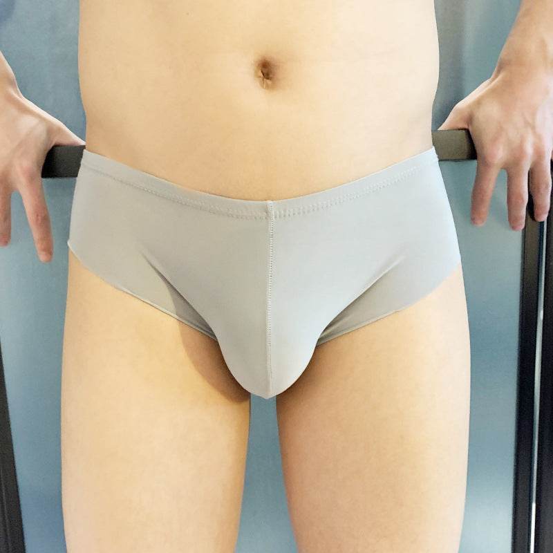 Men's Ice Silk Seamless Briefs - Mubimart