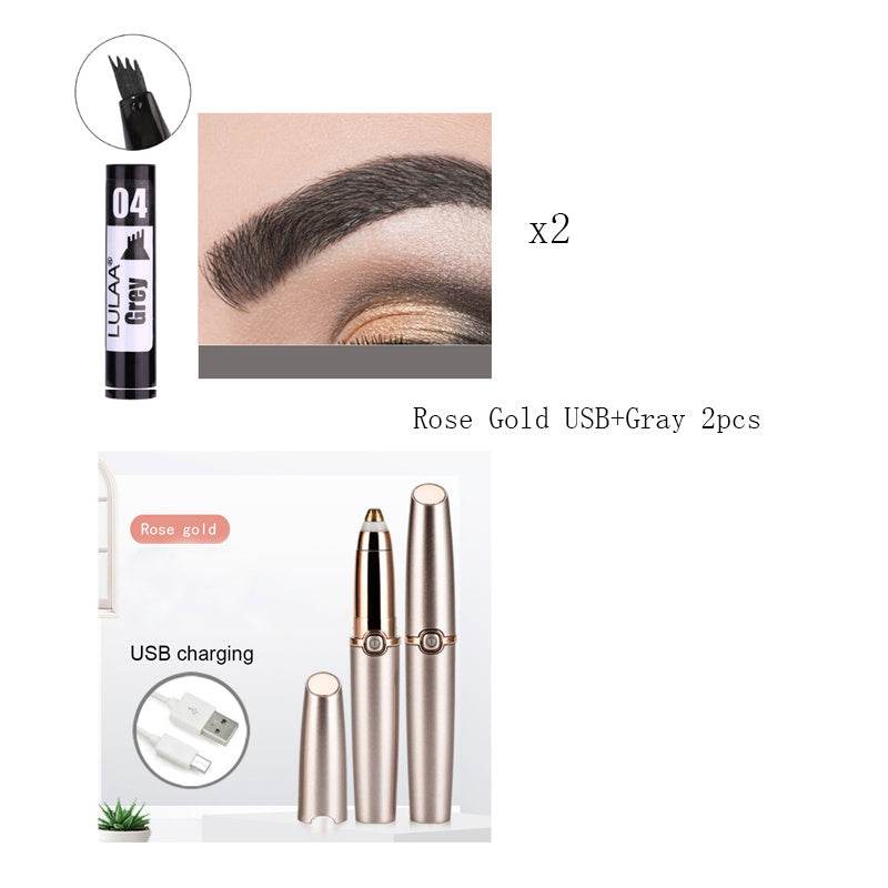 Electric Eyebrow Repairer Not Blooming Liquid Eyeliner - Mubimart