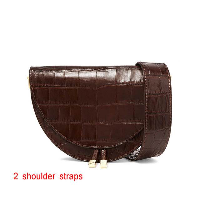 Snake pattern women shoulder bag - Mubimart