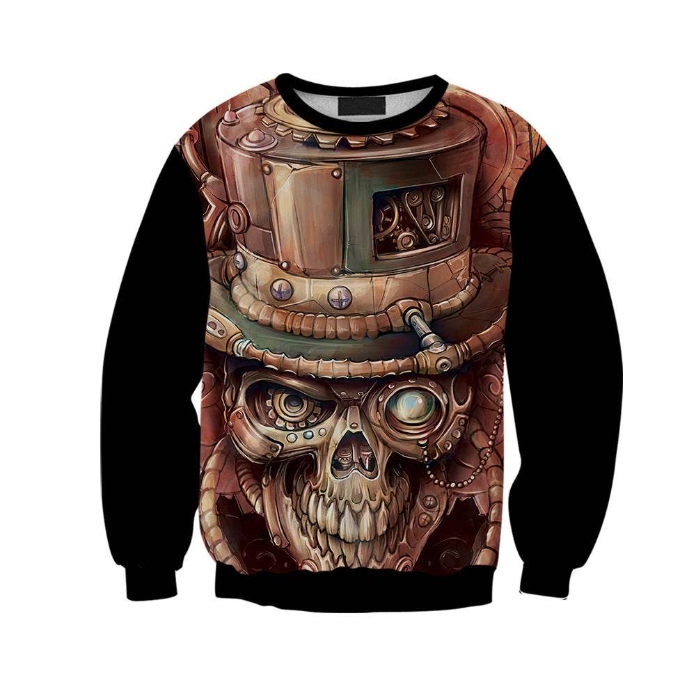 Pullover sweater 3D digital printing sweater - Mubimart