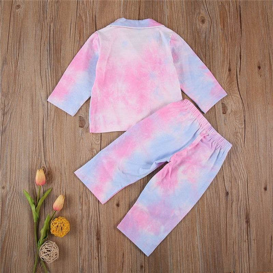 Kids Boys Girls Winter Homewear Nightwear Set - Mubimart