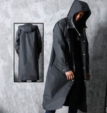 Transparent men's raincoat - Mubimart
